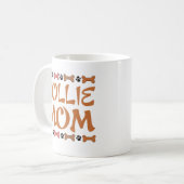 Collie-HundeMama-Geschenk Kaffeetasse (Vorderseite Links)