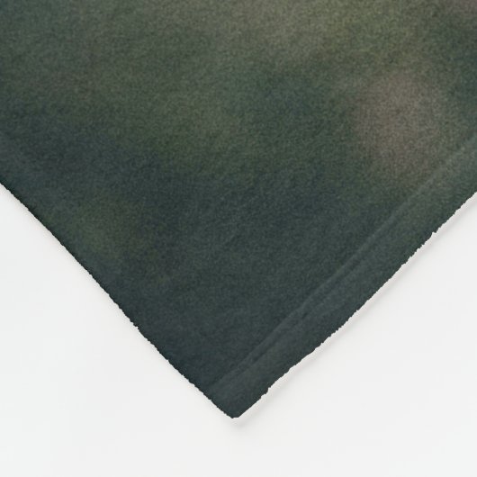 Collie im Grasland Fleecedecke (Ecke)