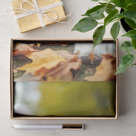 Collie in gras-découpage paper seidenpapier (Geschenk)