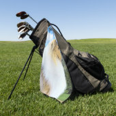 Collie in Mountains (Rough) Malerei - Hunde Kunst Golfhandtuch (Gras)