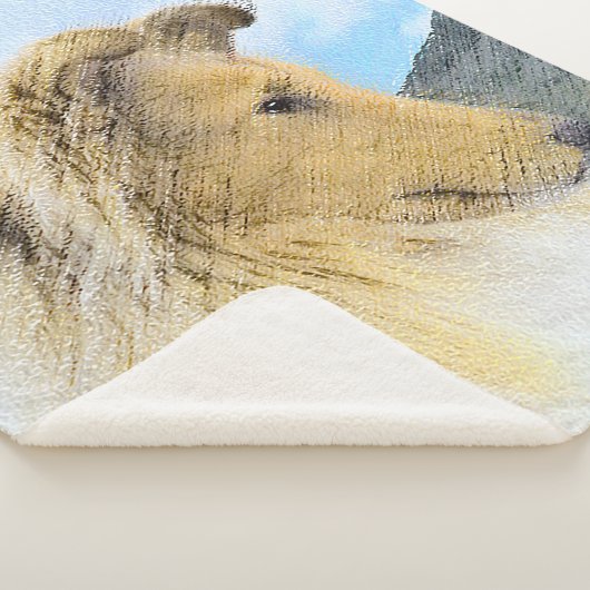 Collie in Mountains (Rough) Malerei - Hunde Kunst Sherpadecke (3/4)