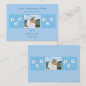 Collie in Mountains (Rough) Malerei - Hunde Kunst Visitenkarte (Vorne/Hinten)