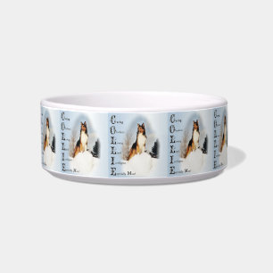 Collie ist...Rough Collie Art Gifts Napf