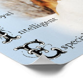 Collie ist... Rough Collie Art Poster (Ecke)