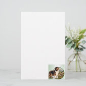 Collie Keeper Briefpapier (Stehend Vorderseite)