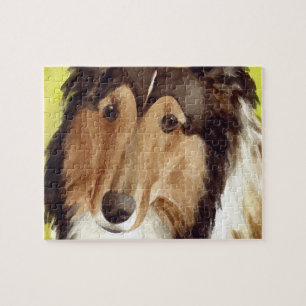 Collie-Kunst Puzzle