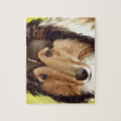 Collie-Kunst Puzzle (Vertikal)