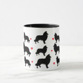 Collie Liebe Tasse (Zentrum)