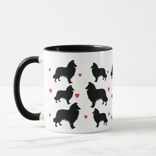 Collie Liebe Tasse (Links)