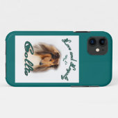Collie Liebe und Treue Case-Mate iPhone Hülle (Rückseite (Horizontal))