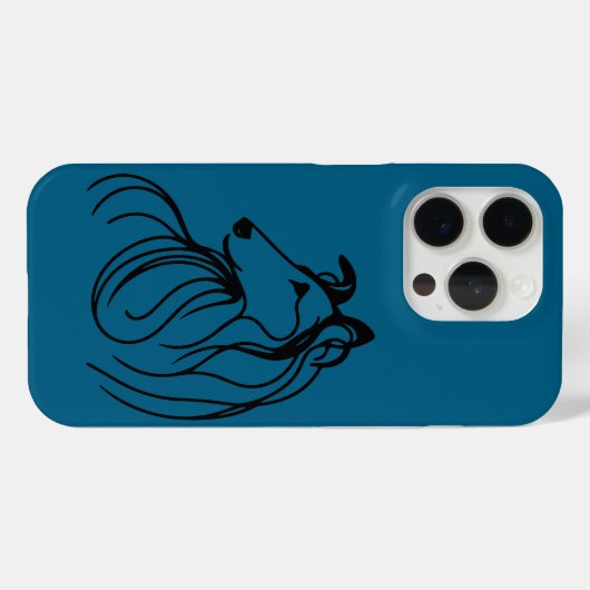 Collie Line Art Handy Case-Mate iPhone Hülle (Rückseite (Horizontal))