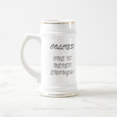 COLLIE LOVERS STEIN BIERGLAS (Links)