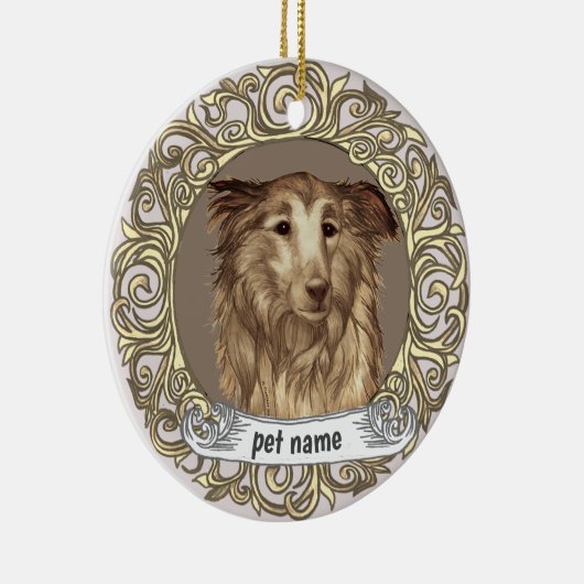 Collie Loving Memory Ornament (Rechts)