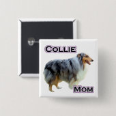 Collie Mama 4 - Schaltfläche Button (Vorne & Hinten)