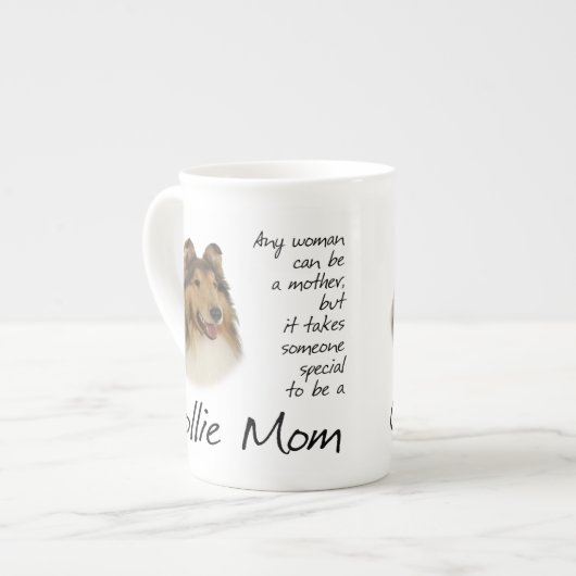 Collie Mama Tasse (Vorderseite Links)