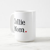 Collie-Mama-Tasse Kaffeetasse (Vorderseite Links)