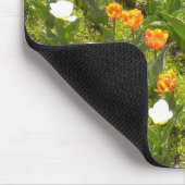 Collie N more Tulips Mouse Pad Mousepad (Ecke)