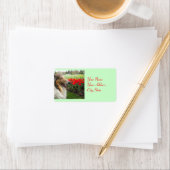 Collie N Tulips Labels Adressaufkleber (Insitu)