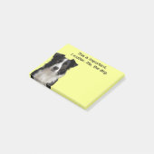 Collie oder Ihr Hunde-Foto – Füllung für den Weihn Post-it Klebezettel (angewinkelt)