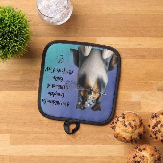 Collie Oven Mitt Topflappen (Oben Unten)