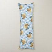 Collie Painting Rough Sable Merle Original Dog Art Seitenschläferkissen (Rückseite (Vertikal))