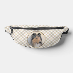 Collie Painting Rough Tricolor Original Hundeschic Bauchtasche