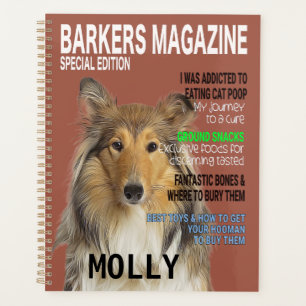 Collie Parody Magazine Cover Planer