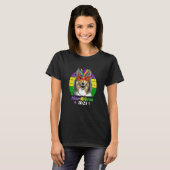 Collie Party Dog Mardi Gras 2023 T-Shirt (Vorne ganz)
