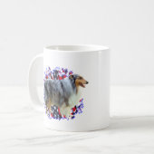 Collie Patriot Kaffeetasse (Vorderseite Links)