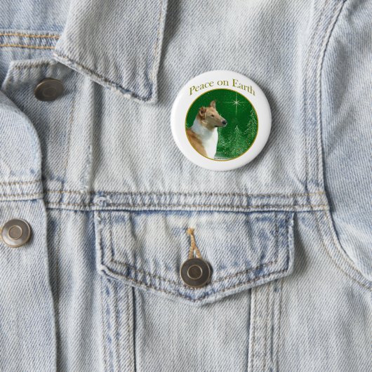 Collie Peace Button (Beispiel)