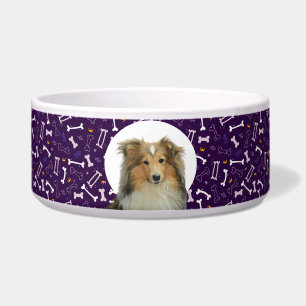Collie Personalisiertes Foto & Name Hundeschale Napf