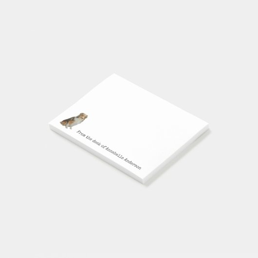 Collie Personalize Notes Post-it Klebezettel (angewinkelt)