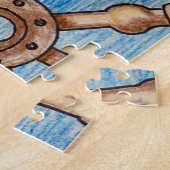 Collie Pirat Puzzle (Seite)