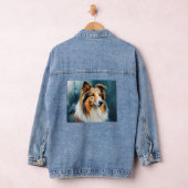 Collie Portrait Jeansjacke (Hangar)