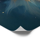 Collie Portrait Poster (Ecke)