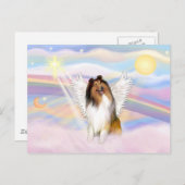 Collie Postkarte (Vorne/Hinten)