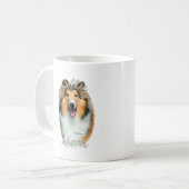 Collie (rau) Mama 2 Kaffeetasse (Vorderseite Links)