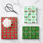Collie Rough Christmas Dog & Green Bow 3 Farbe Geschenkpapier Set<br><div class="desc">Fügen Sie Ihren Geschenken in dieser festlichen Saison eine Touch mit unserem Rough Collie & Green Bow Weihnachtsblatt hinzu! Mit drei einzigartigen Designs ist es perfekt für die besondere Touch, nach der Sie gesucht haben. Ideal für Hundeliebhaber, ist es mehr als nur ein Bruch - es ist eine Erklärung der...</div>