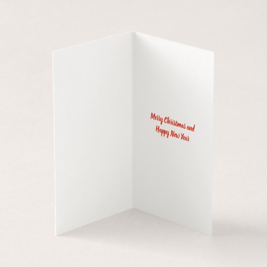 Collie Rough Christmas Dog & Green Bow Small (Innenseite)