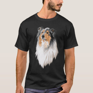 Collie Rough Collie Niedlich Dog Long Hair T-Shirt