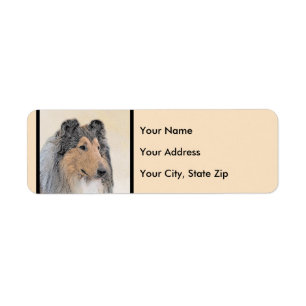 Collie (Rough) Malerei - Niedliche Original Hunde