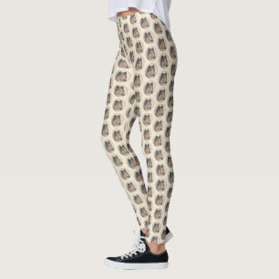 Collie (Rough) Malerei - Niedliche Original Hunde  Leggings