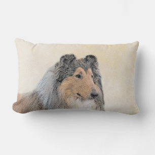 Collie (Rough) Malerei - Niedliche Original Hunde  Lendenkissen