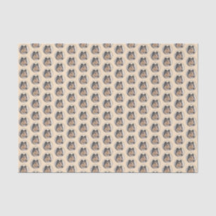 Collie (Rough) Malerei - Niedliche Original Hunde Seidenpapier