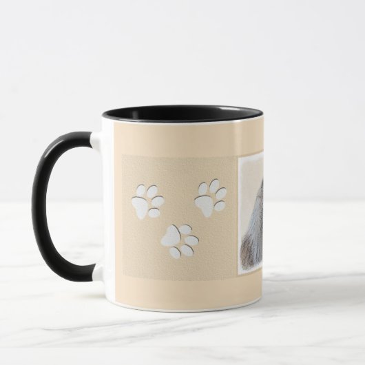 Collie (Rough) Malerei - Niedliche Original Hundek Tasse (Links)
