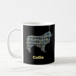 Collie Rough Yellow and Black Grill Line Kaffeetasse
