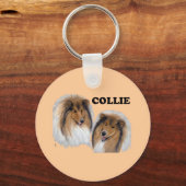 Collie Schlüsselanhänger (Vorderseite)