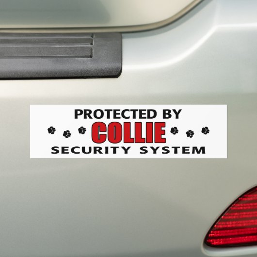Collie Security Autoaufkleber (Auf Auto)