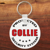 Collie Security Schlüsselanhänger (Vorderseite)