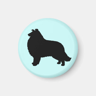 Collie-Silhouette Magnet